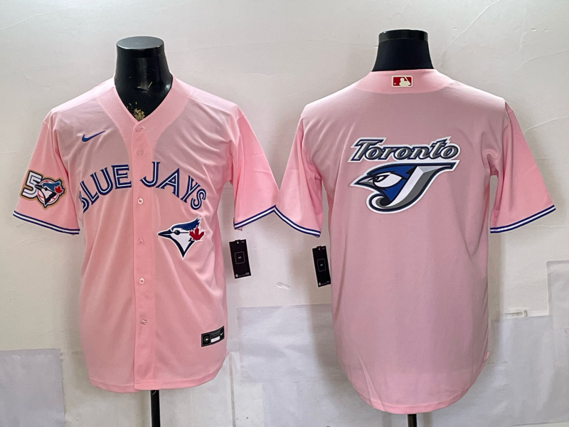 Men 2026 Toronto Blue Jays blank pink Game Nike MLB Jersey 06587013